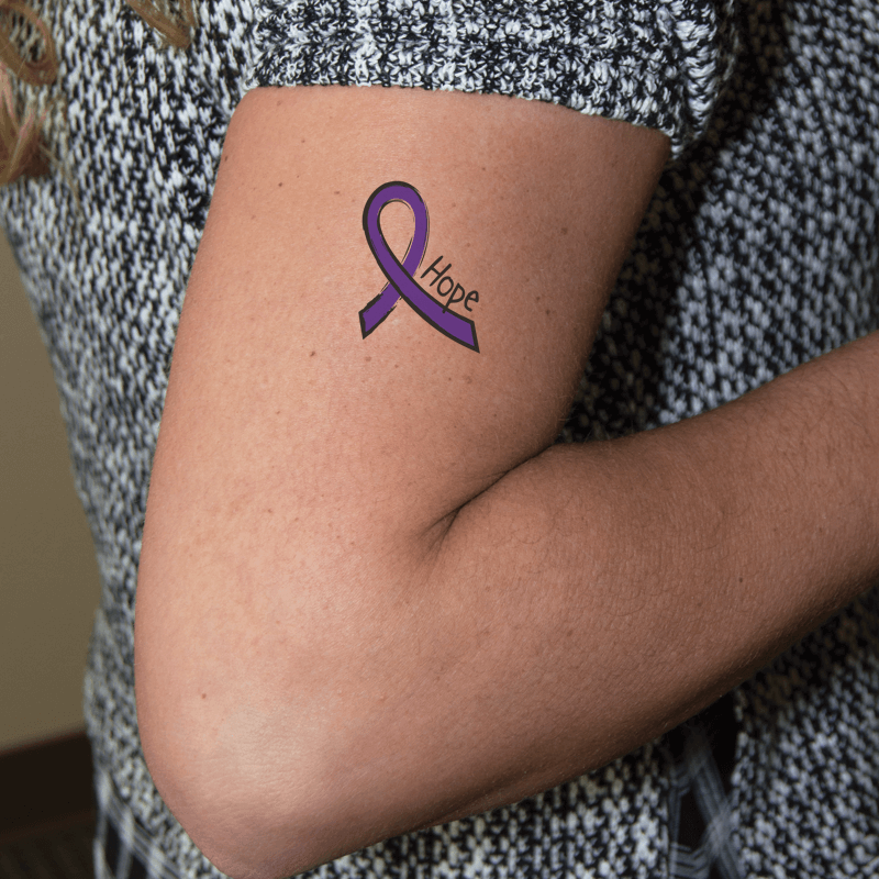 Share 136+ dementia ribbon tattoo best