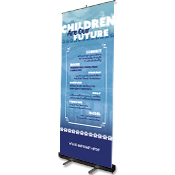 Child Abuse Awareness Retract-A-Banner - Native