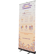 Domestic Violence Awareness Retract-A-Banner - Native