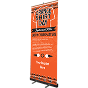 Orange Shirt Awareness Retract-A-Banner - Native