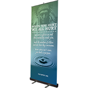 Suicide Awareness Retract-A-Banner - Native