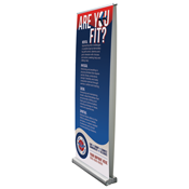 Double-Sided Fabric Retract-A-Banner