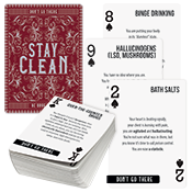 Substance Misuse Awareness Playing Card Deck (stock)
