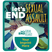 PopGrip® Teal with Sexual Assault Card- full color