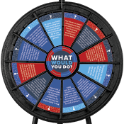 "What Would You Do?" Mini Wheel- Sextortion/Social Media Graphics Only