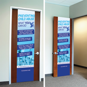 Child Abuse Prevention Door Wrap