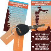Blended Military Family Key Tags