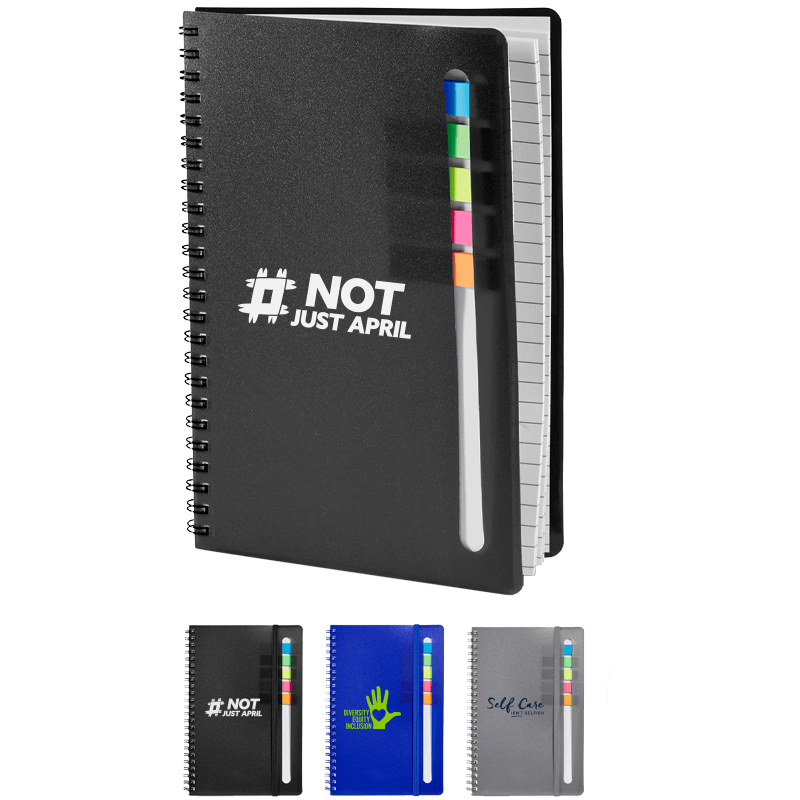 Inclusion Notebook with Sticky Flags