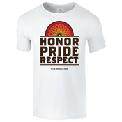 White T-shirt Full-Color Unisex