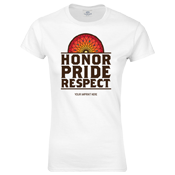 White T-shirt Full Color Womens
