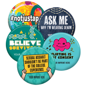 Sexual Assault Awareness Button