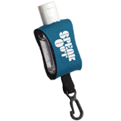 Clip On Sanitizer Turquoise