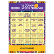 30 Day Mental Health Challenge For Kids Magnet