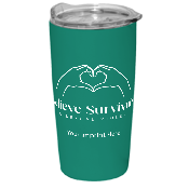 Teal Statement Vacuum Tumbler 20 OZ.