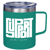 Teal Vacuum Insulated Mug 12 OZ.