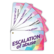 Escalation of Abuse Info Cards