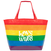 Rainbow Laminate Tote