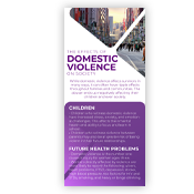 Effects of Domestic Violence Rack Card