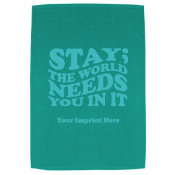 Teal Awareness Towel