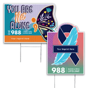 Suicide Awareness-Yard Sign - Native