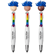 Rainbow Mop Top Stylus Pen