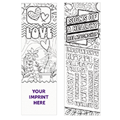 Healthy Dating Coloring Bookmark