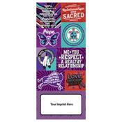 Domestic Violence Awareness Magnet Set - Native