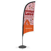 9 Foot Outdoor/Indoor Blade Sign - Domestic Violence Native