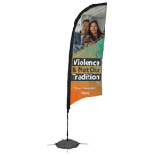 9 Foot Outdoor/Indoor Blade Sign - Healthy Families Native