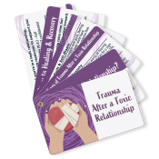 Trauma After a Toxic Relationship Info Cards