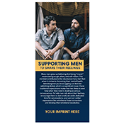Supporting Men to Share Their Feelings Rack Card